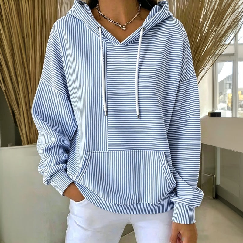 Veraperle sudadera con capucha de rayas, foto del proveedor